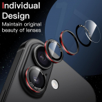 JETech iPhone 17 Kamera Lens Koruyucu