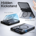 JETech  iPhone Duo Manyetik Mat Gizli Standl� K�l�f