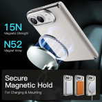 JETech iPhone Duo Vegan Deri K�l�f -White