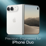 JETech iPhone Duo Vegan Deri K�l�f -White