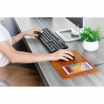 JE Gaming Qi Kablosuz arj Cihaz / Mouse Pad-Black