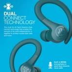 JLab Audio Go Air Sport Kancal Kulak i Kulaklk-Teal