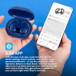 JLab JBuds Sport ANC 4 Kulak i Kulaklk-Cobalt Blue