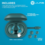 JLab JBuds Sport ANC 4 Kulak i Kulaklk-Teal