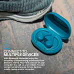 JLab JBuds Sport ANC 4 Kulak i Kulaklk-Teal