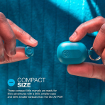 JLab JBuds Mini Bluetooth Kulak i Kulaklk-Teal
