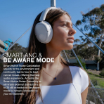 JLab JBuds Lux ANC Kulak st Kulaklk-Cloud White