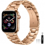 JOYOZY Apple Watch Ultra Paslanmaz elik Kay(49mm)-Rose Gold