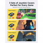 JSAUX Nintendo Switch 2 Baparmak Tutacaklar-Blue Orange