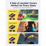 JSAUX Nintendo Switch 2 Baparmak Tutacaklar-Black