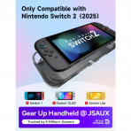 JSAUX Nintendo Switch 2 Tanabilir effaf Klf-Clear Black