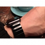 JUUK Apple Watch Ruby Ligero Kay (42mm)-Polished Obsidian Black