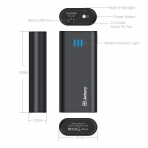 Jackery Ultra Kompakt Tanabilir Batarya (6000 mAh)-Black