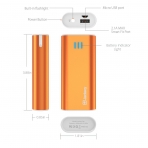 Jackery Ultra Kompakt Tanabilir Batarya (6000 mAh)-Orange