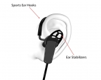 Jarv NMotion Sport Bluetooth Kulak i Kulaklk-Red