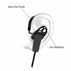 Jarv NMotion Sport Bluetooth Kulak i Kulaklk-Black