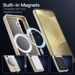 JeTech Galaxy S24 MagSafe Uyumlu Klf -Gold