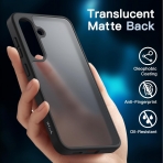 JeTech Galaxy S24 Plus Ekran Koruyuculu Klf -Black 