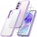 JeTech Galaxy A55 Ekran Koruyuculu Klf -Lilac