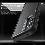 JeTech nce Galaxy S23 FE Mat Klf -Black