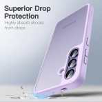 JeTech nce Galaxy S24 Mat Klf -Lilac