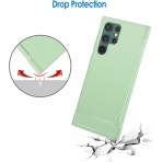 JeTech nce Galaxy S23 Ultra Darbeye Dayankl Klf -Green