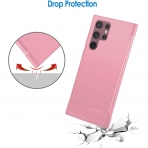 JeTech nce Galaxy S23 Ultra Darbeye Dayankl Klf -Pink