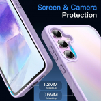 JeTech nce Galaxy A55 Mat Klf -Purple