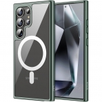 JeTech Samsung Galaxy S24 Ultra Manyetik Klf -Green