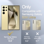 JeTech Samsung Galaxy S24 Ultra Mat Klf-Gold