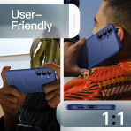 JeTech Galaxy S25 FE MagSafe Uyumlu Klf -Navy Blue 