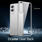 JeTech Samsung Galaxy S25 Edge effaf Klf -Clear