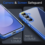 JeTech Samsung Galaxy S25 FE effaf Klf -Navy Blue