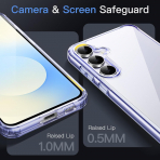 JeTech Samsung Galaxy S25 FE effaf Klf -Ice Blue