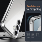 JeTech Samsung Galaxy S25 FE effaf Klf -Clear