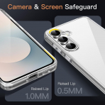 JeTech Samsung Galaxy S25 FE effaf Klf -Clear