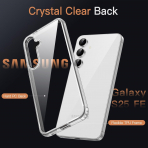 JeTech Samsung Galaxy S25 FE effaf Klf -Clear