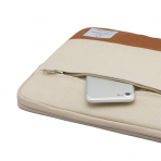 Johnny Urban Kanvas Laptop antas (11-12in)-Sand