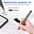 JvKzaen Microsoft Surface Uyumlu Stylus Kalem-Grey