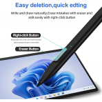 JvKzaen Microsoft Surface Uyumlu Stylus Kalem-Black