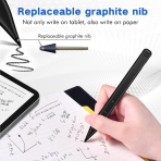 JvKzaen Microsoft Surface Uyumlu Stylus Kalem-Black