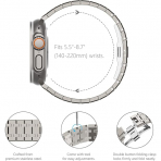 KADES Apple Watch Ultra 3 49mm Paslanmaz �elik Kay�� -Titanium