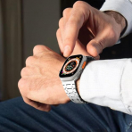 KADES Apple Watch Ultra 3 49mm Paslanmaz �elik Kay�� -Silver 