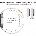 KADES Galaxy Watch 8 Classic 46mm Kay -Silver 
