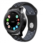 KADES Samsung Gear S3 Soft Kay (Large)-Black Gray