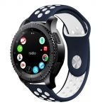 KADES Samsung Gear S3 Soft Kay (Large)-Midnight Blue White