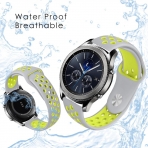 KADES Samsung Gear S3 Soft Kay (Large)-Gray Fluorescent Yellow