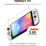KCT EZ Kit Nintendo Switch OLED Uyumlu Temperli Cam Ekran Koruyucu(2 Adet)