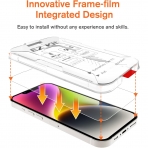 KCT EZ Kit iPhone 14/14 Pro/13/13 Pro Uyumlu Temperli Cam Ekran Koruyucu(2 Adet)