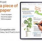 KCT Paperfeel Serisi Galaxy Tab S8 Plus Ekran Koruyucu(12.4 in)(2 Adet)